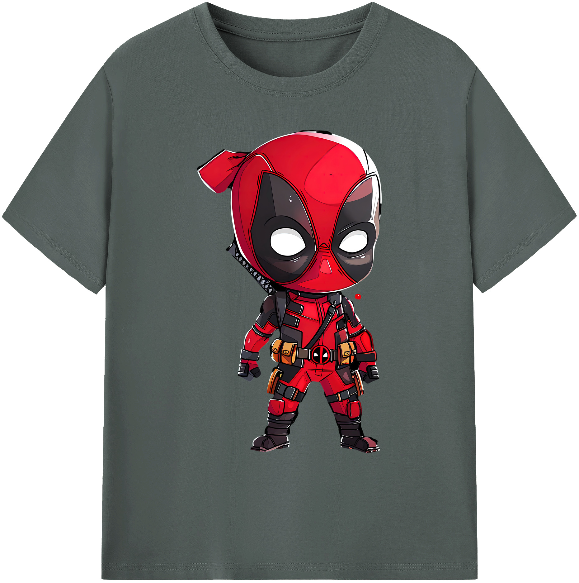 （画像用） Deadpool デッドプール 綿100％ メンズ半袖Tシャツ｜肌触りやわらか＆通気性